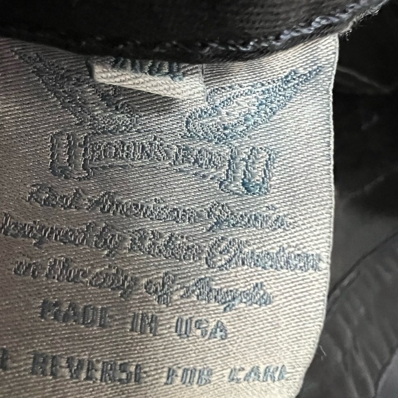 Robin's Jeans Men's 44x32 Dark Wash Distressed Rhinestones Charcoal Jeans Y2K - Picture 8 of 8